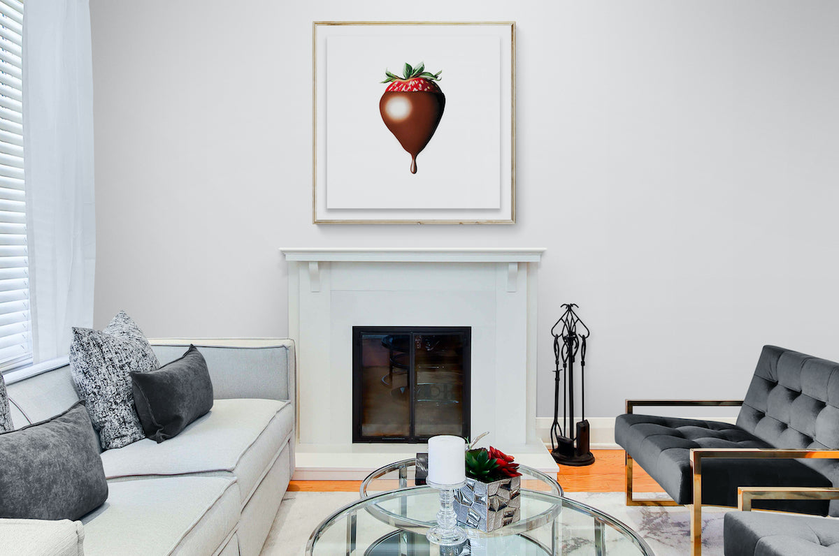 Strawberry Limited Edition Print Erin Rothstein Art by Erin Rothstein